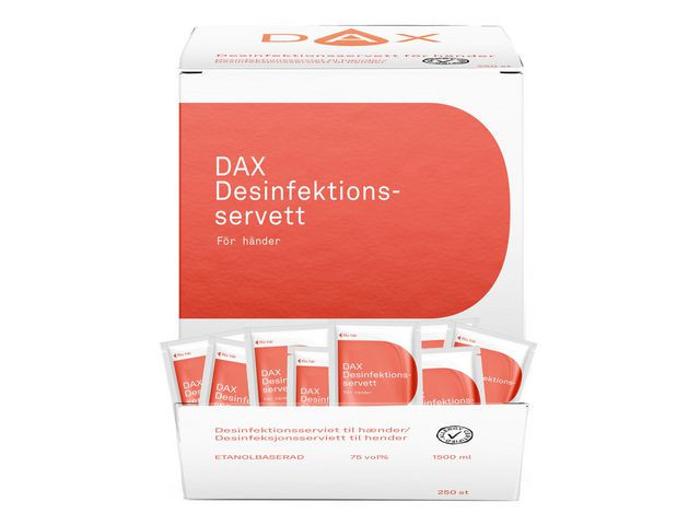 Desinfektionsservett DAX 250/fp