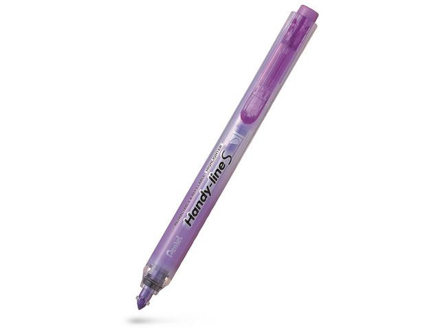 Överstrykningspenna PENTEL Clicker lila
