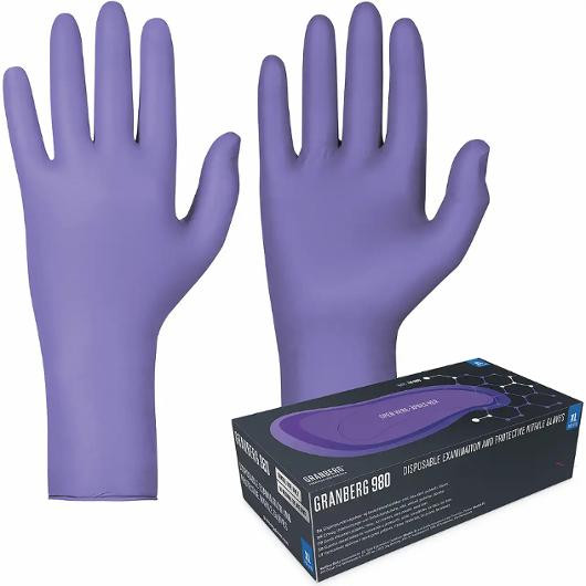 Nitrilhandske 980 indigo XXL 50/fp