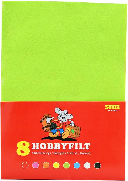 Hobby filt, 8 ark