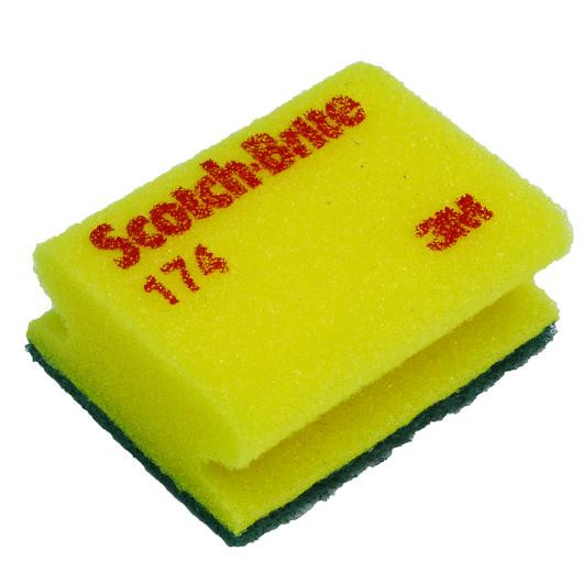 Rengöringssvamp SCOTCHBRITE 7x9,5cm grön