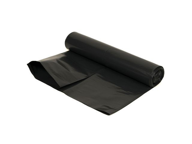 Plastsäck LD 160L 60my svart 10/rl