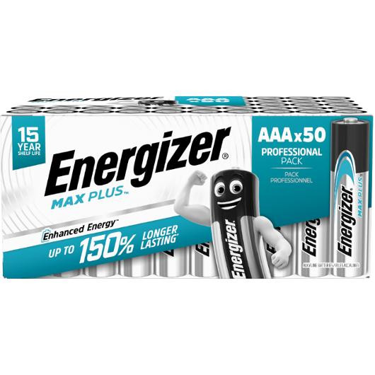 Batteri ENERGIZER Max Plus AAA 50/fp