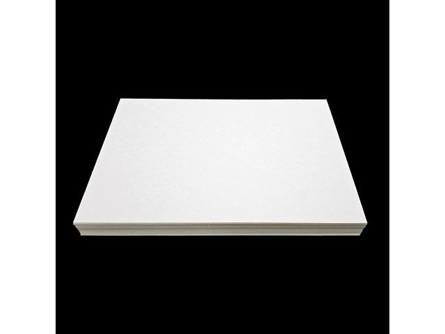 Målarkartong naturvit 560gr 30x30cm 40st
