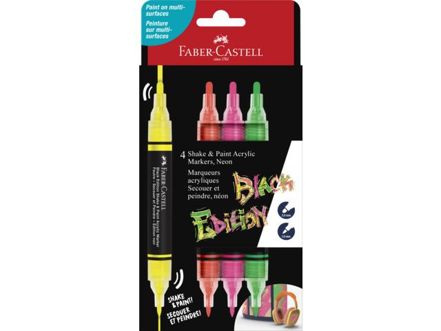 Fiberpenna shake&Paint neon 4/fp