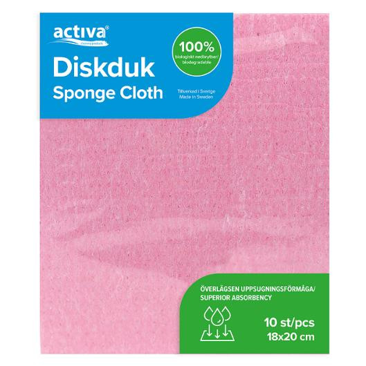 Diskduk ACTIVA röd 10/fp