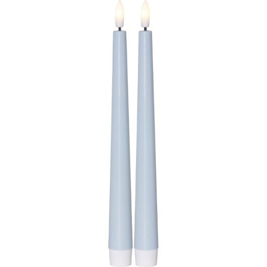 Antikljus STAR T LED Candy 26cm blå 2/fp