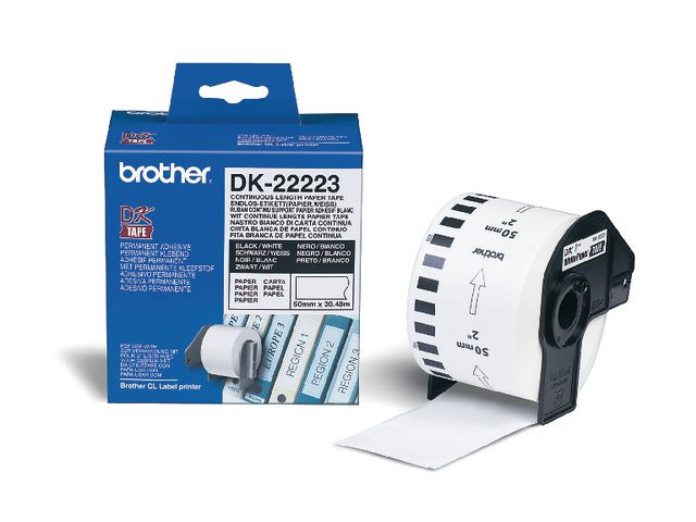 Etikett BROTHER DK22223 50mmx30,48m