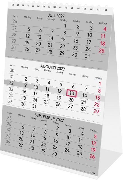 Bordskalender Triplaner 2027