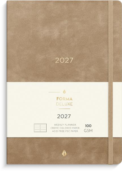 Kalender Senator Forma Deluxe 2027 brun