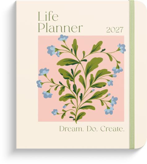 Life Planner Delicate Flowers 2027
