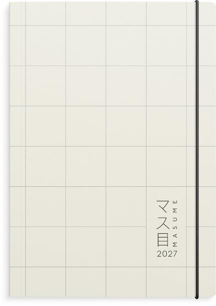 Calendar Masume 2027 engelsk text