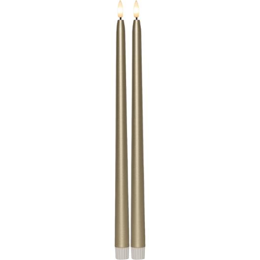 Antikljus STAR T LED 39cm guld 2/fp