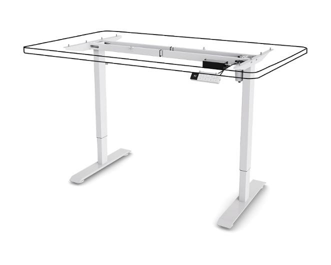 Stativ LEITZ höj/sänk vit