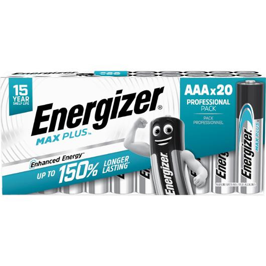 Batteri ENERGIZER Max Plus AAA 20/fp