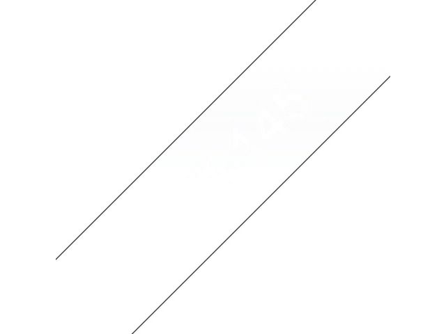 Tape BROTHER TZE145 18mm vit på klar
