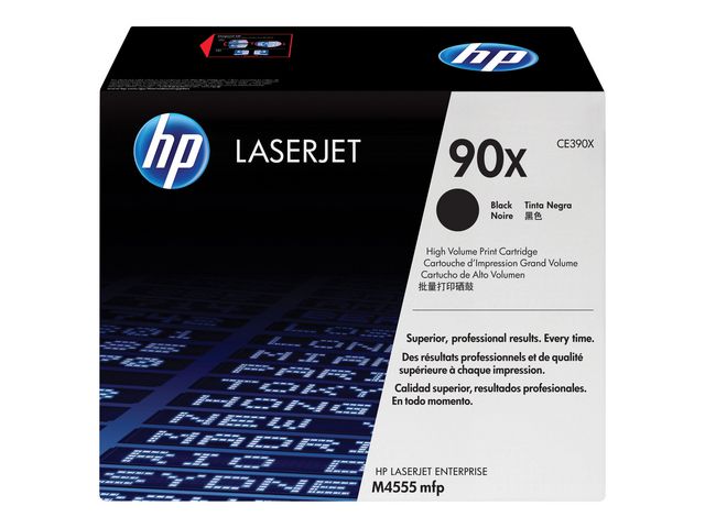 Toner HP CE390X 90X 24K svart.