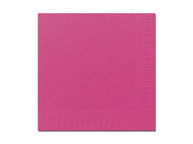 Servett 3-lags 33x33cm rosa 125/fp