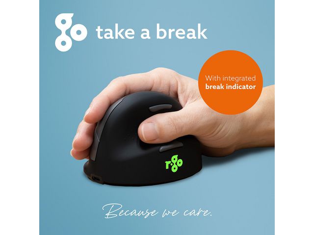 Mus Ergonomisk R-GO trådlös höger M