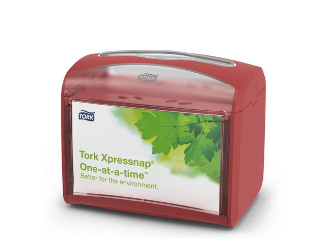Dispenser TORK N4 Xpressnap S röd