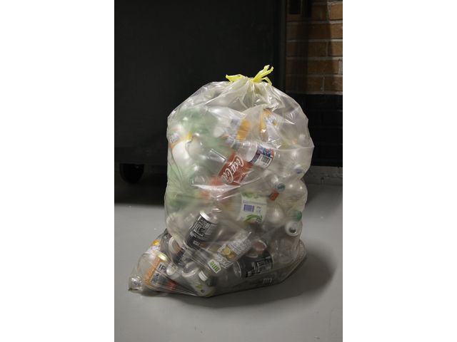 Plastsäck LD R100% Drawstr 125L tra25/rl