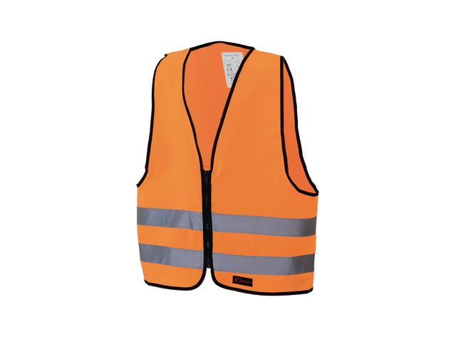 Reflexväst dragkedja Barn S Orange