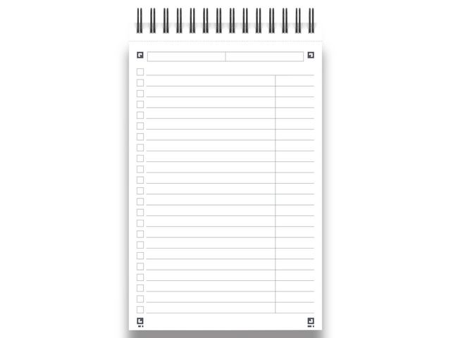 Anteckningsblock OXFORD Task Manager