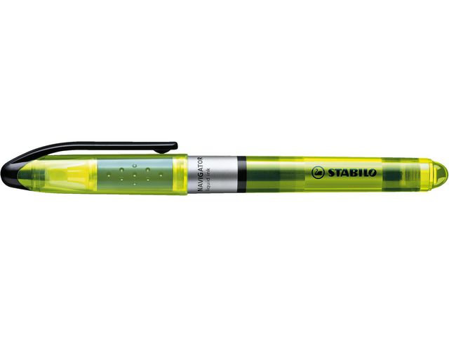 Överstrykningspenna STABILO NAV 1mm gul