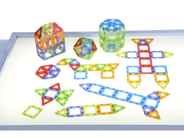 Polydron Magnetic transparent 64/fp