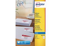 Etikett AVERY QD 99,1x38,1 350/fp