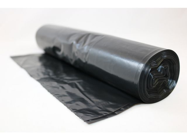 Plastsäck LD R100% 70L 40my svart 25/rl