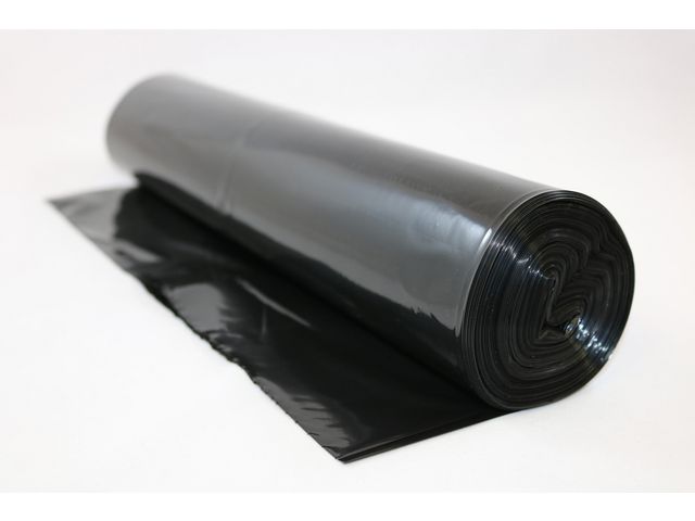 Plastsäck LLD R100% 125L 60my svart25/rl