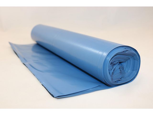 Plastsäck COEX R60% 125L 120my blå 10/rl