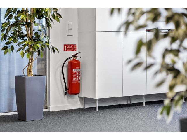 Brandsläckare NEXA 6kg pulver 43A röd