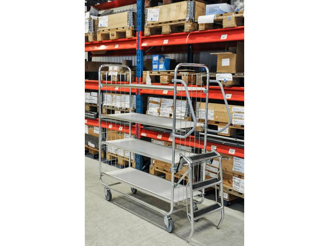 Hyllvagn 8000 4 plan 1395x1590mm XL