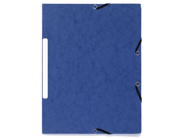 Gummibandsmapp EXACOMPTA 3kl Blue A. blå