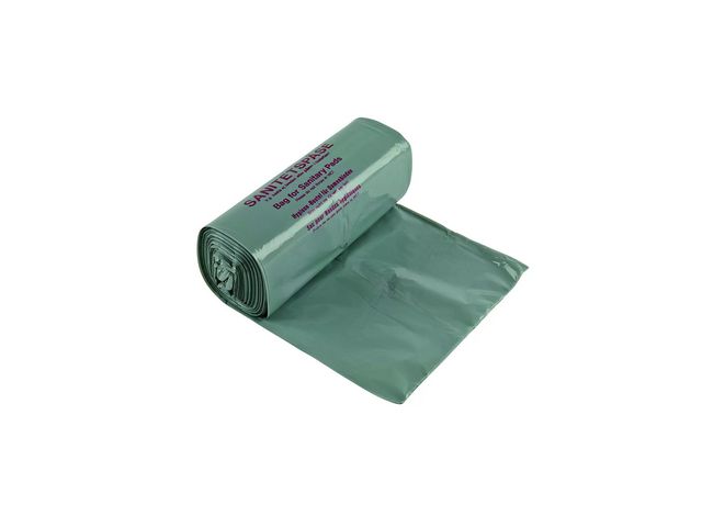 Sanitetspåse LLD 18L 25my grå text100/rl