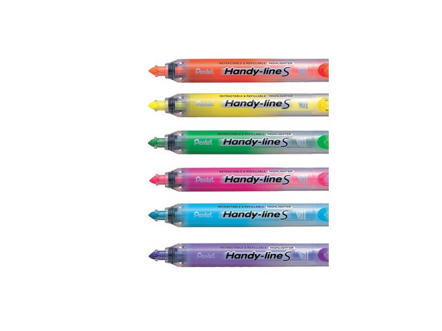Överstrykningspenna PENTEL Clicker gul