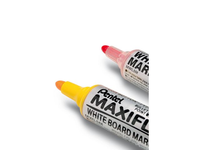 Whiteboardpenna PENTEL Maxiflo 1,5 gul