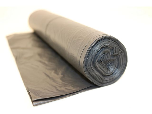 Plastsäck COEX R100% 125L 30my sv 25/rl
