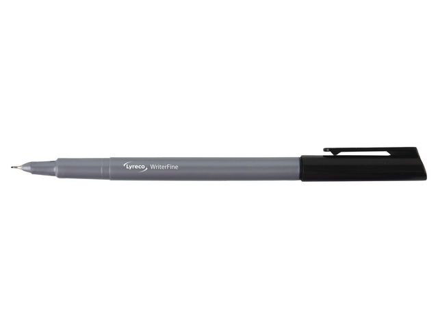 Fineliner LYRECO 0,4mm svart