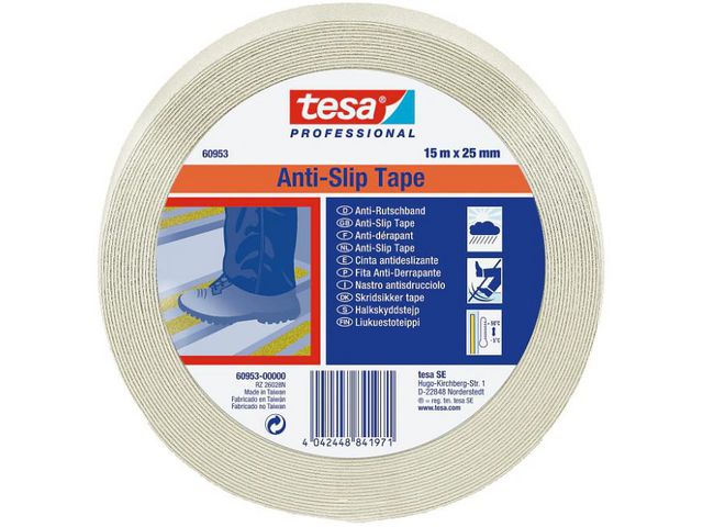 Halkskyddstejp TESA 25mmx15m flourescent