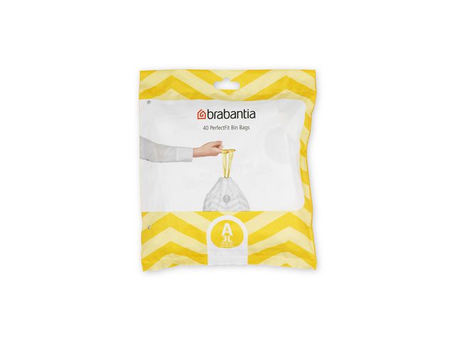 Insatspåse A BRABANTIA 3L vit 40/fp