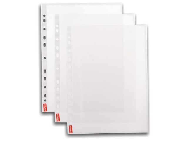 Plastficka A4 0,09 präg 100/fp
