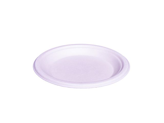 Tallrik Bagasse BIO 15,5 cm 50/fp