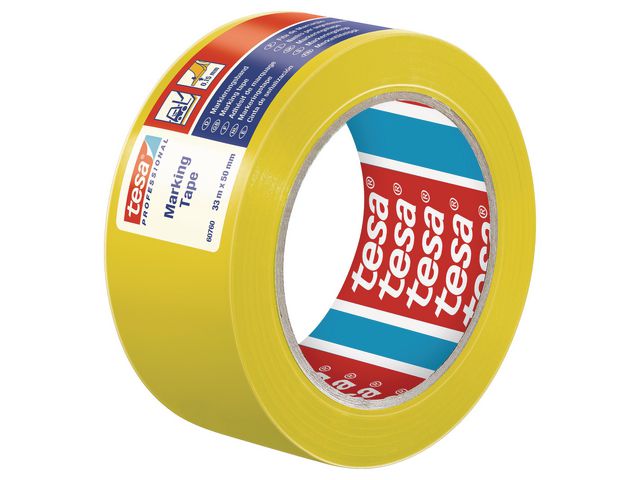 Markeringstejp TESA Prof. 50mmx33m gul