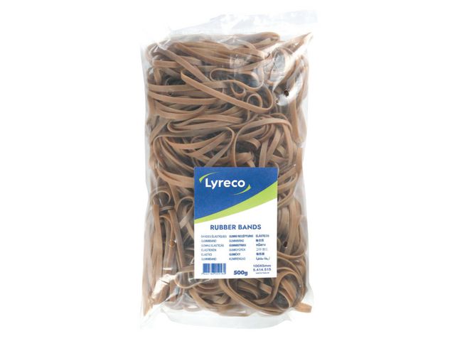 Gummiband LYRECO 100x5mm 500g 300/fp