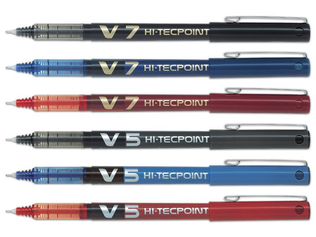 Bläckkulpenna PILOT Hi-Tec V7 0,7 svart