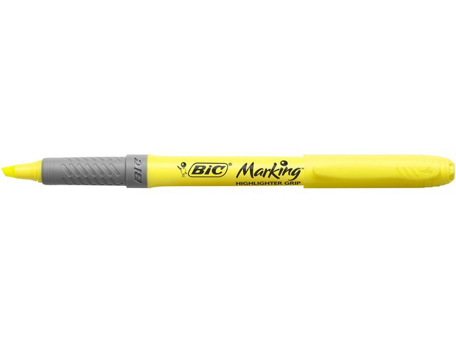 Överstrykningspenna BIC Grip Gul