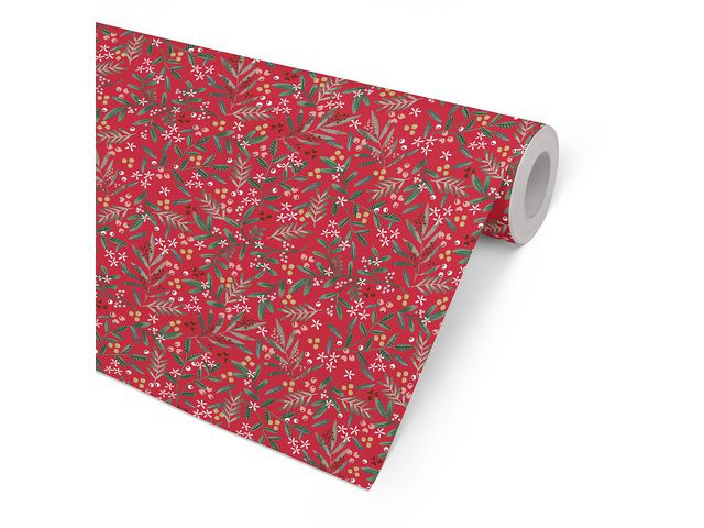 Julpapper Skimmia 57cmx154m